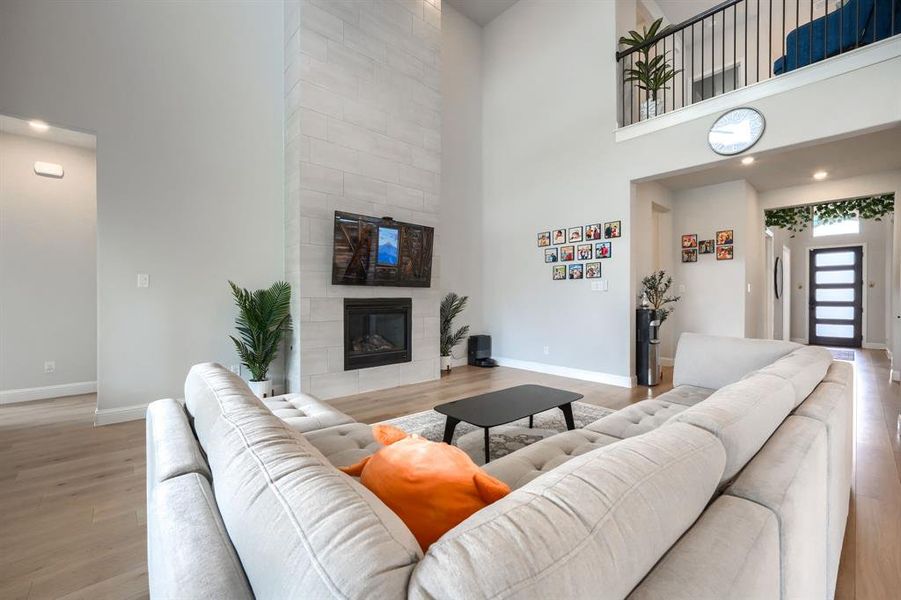 Furnished interior view inside a new home in Cross Creek Meadows, Celina (Image 12).