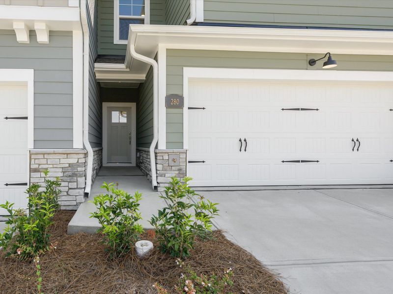 Exterior details and patio area of a home in Westview Towns, Waxhaw (Image 4).