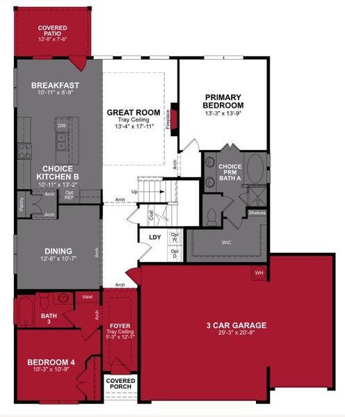 2D floor plan layout of this home in Verandah, Royse City, TX (Image 2). 2D floor plan layout of this home in Verandah, Royse City, TX (Image 2).