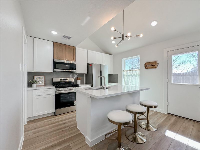 Furnished interior view inside a new home in , Conroe (Image 19).