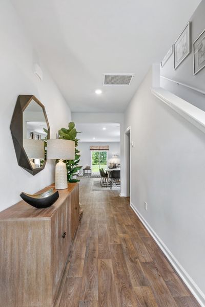 Furnished interior view inside a new home in Pineview North, Summerville (Image 7).