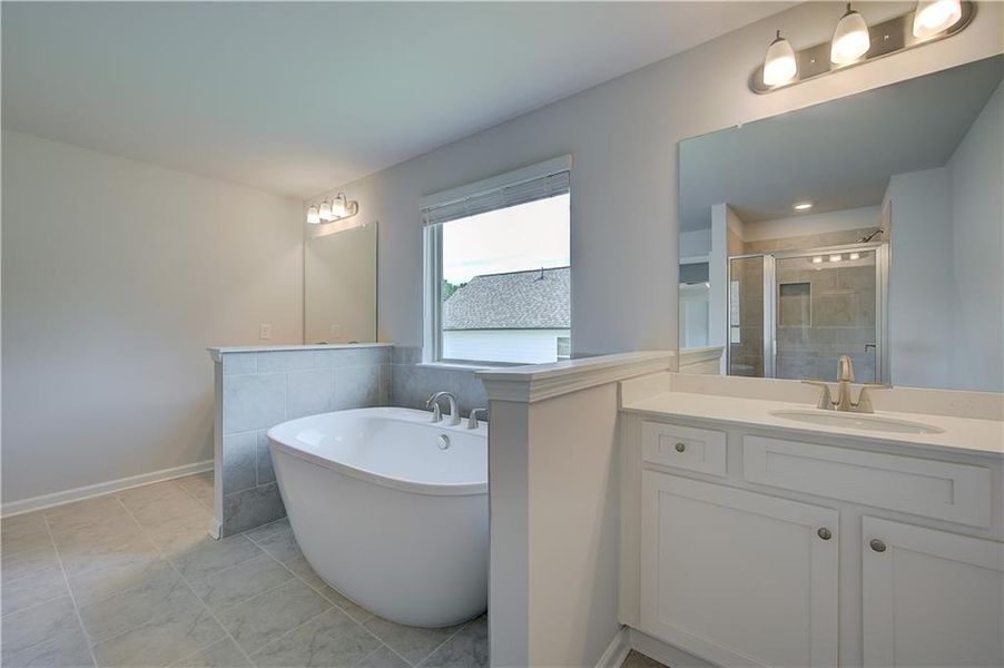 Furnished interior view inside a new home in Grandview at Millers Mill, Stockbridge (Image 5).
