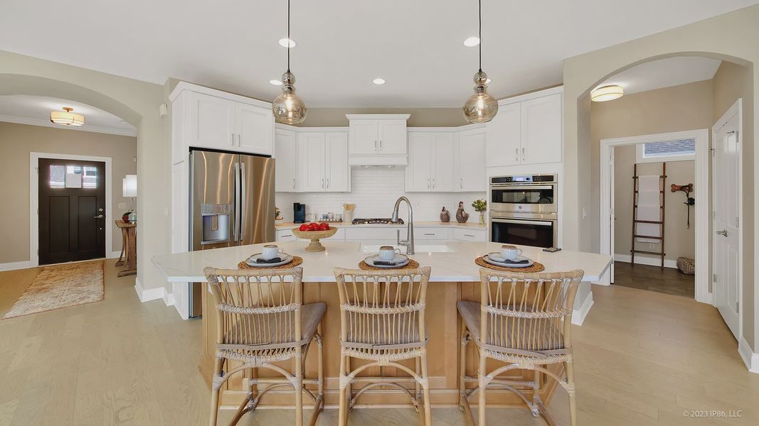 Representative furnished interior of a home built from the Portico by Epcon Communities in The Courtyards at Stewarts Creek, Smyrna (Image 15).