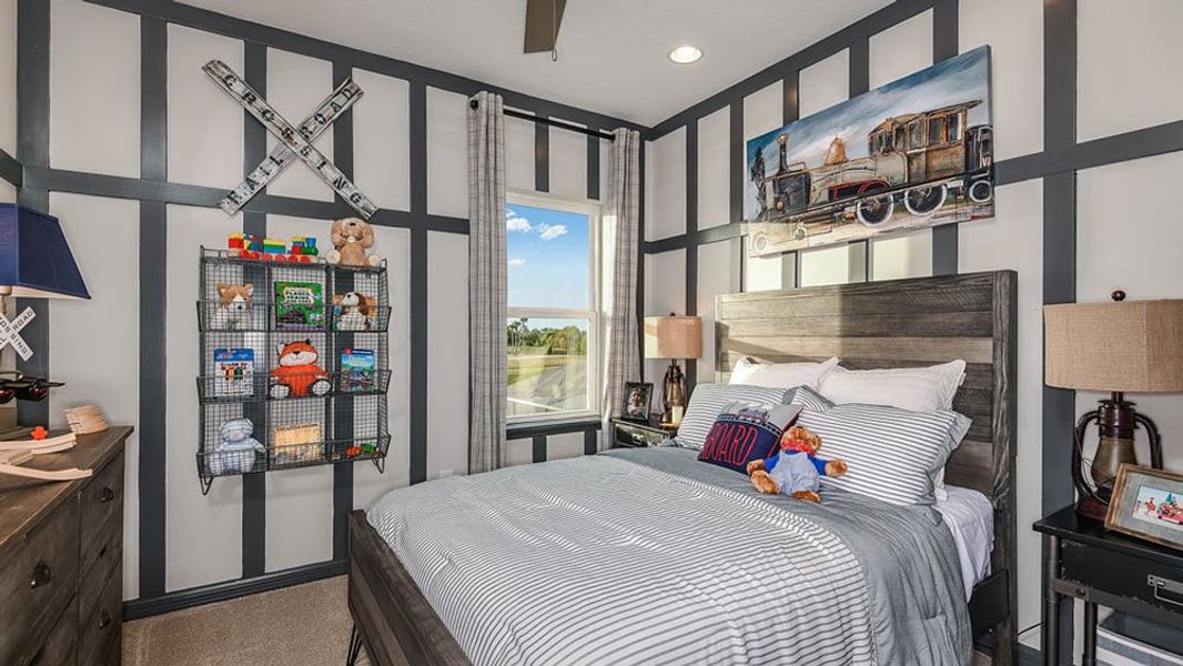 Representative furnished interior of a home built from the Bonaire by Taylor Morrison in Veranda Oaks, Port St. Lucie (Image 49).