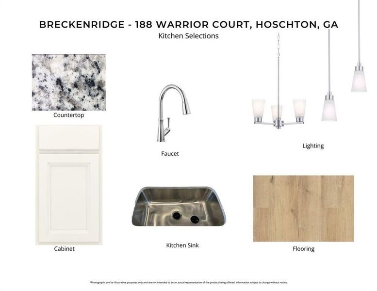 Sample of building materials used in homes in Twin Lakes, Hoschton (Image 3).