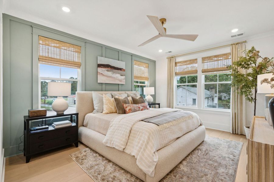 Furnished interior view inside a new home in Miller's Crossing, Johns Island (Image 25).