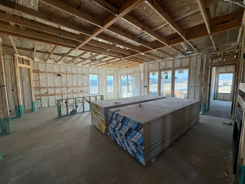 In-progress construction of a new home in Creekview Addition, Van Alstyne, TX (Image 7).