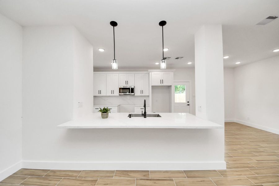 Furnished interior view inside a new home in , Houston (Image 6).