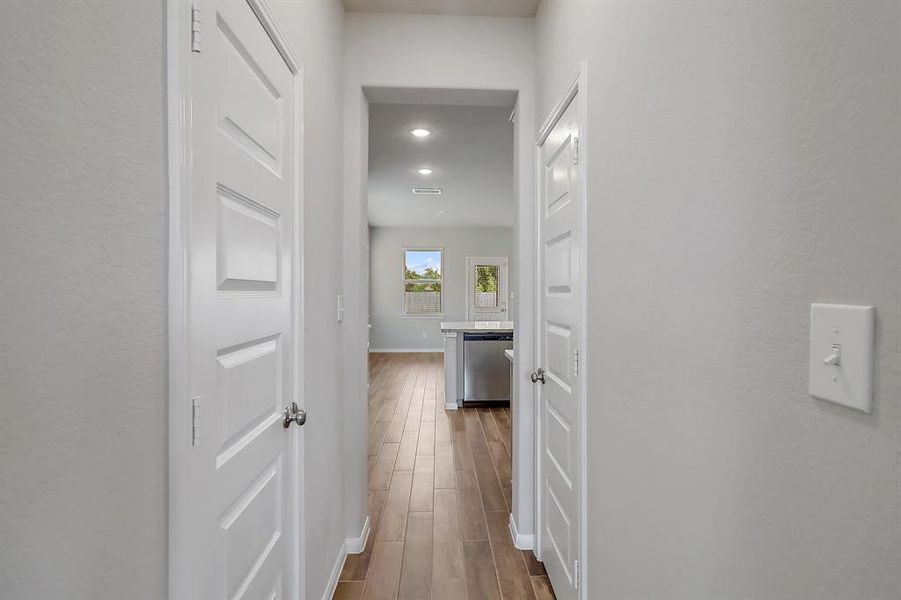 View of Hallway to kitchen