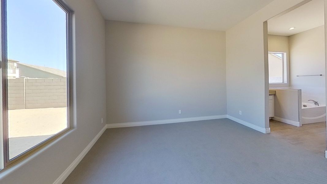 Furnished interior view inside a new home in Arroyo Seco - Hacienda, Buckeye (Image 6).