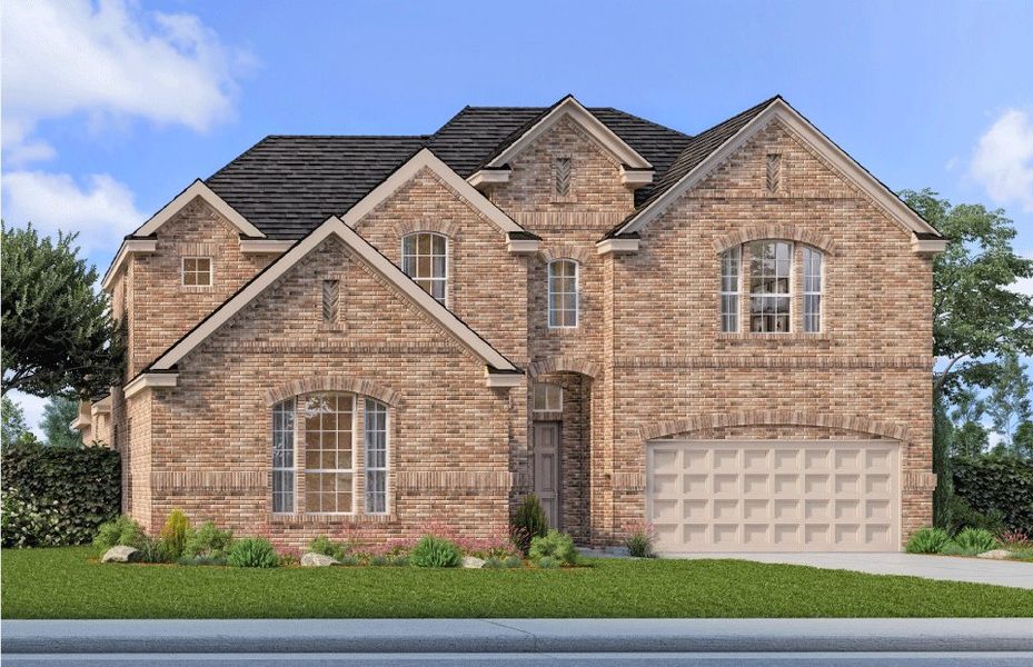Representative exterior photo of a completed home built from the Evermont by Landon Homes in Lexington Frisco, Frisco, TX (Image 6).