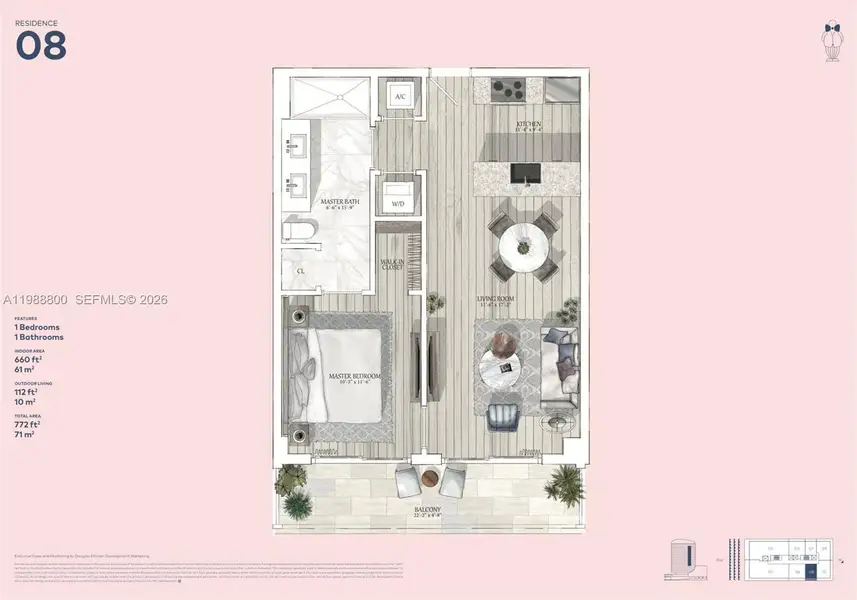 2D floor plan layout of this home in , Miami, FL (Image 4). 2D floor plan layout of this home in , Miami, FL (Image 4).