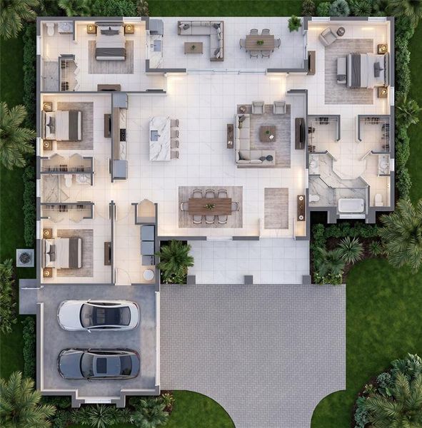 2D floor plan layout of this home in , Spring Hill, FL (Image 5). 2D floor plan layout of this home in , Spring Hill, FL (Image 5).