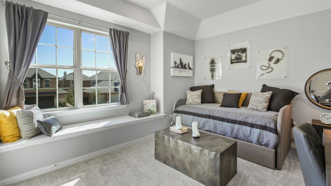 Furnished interior view inside a new home in Aldeana, Bonney (Image 11).