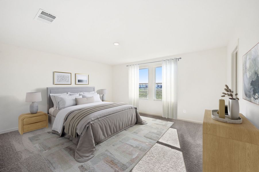 Representative furnished interior of a home built from the Discovery by Starlight Homes in Royal Pines, Porter (Image 6).