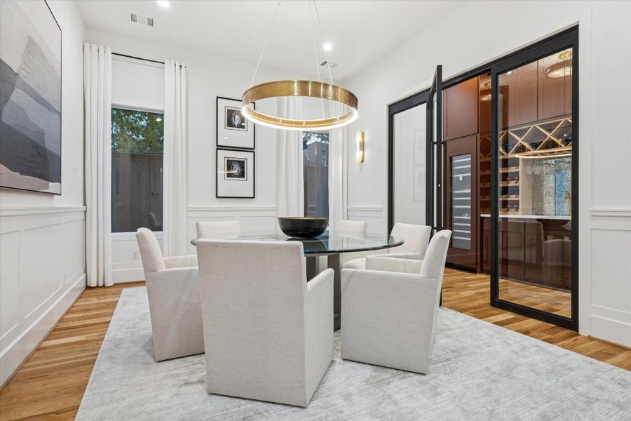 Furnished interior view inside a new home in , Houston (Image 17).
