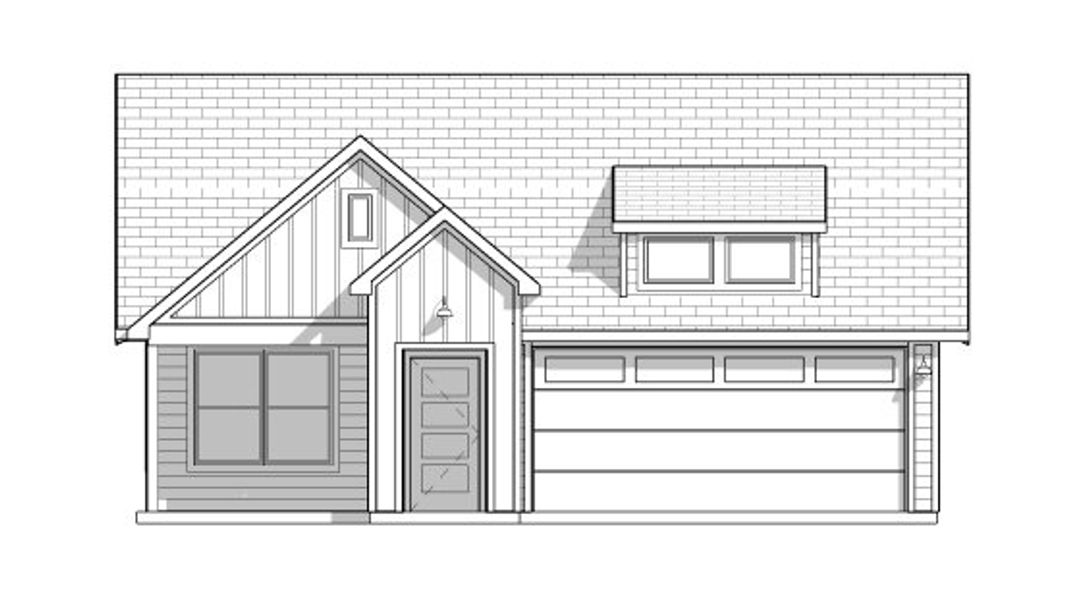 Representative rendering of the exterior for the P002 by D.R. Horton (Image 1). Representative rendering of the exterior for the P002 by D.R. Horton (Image 1).