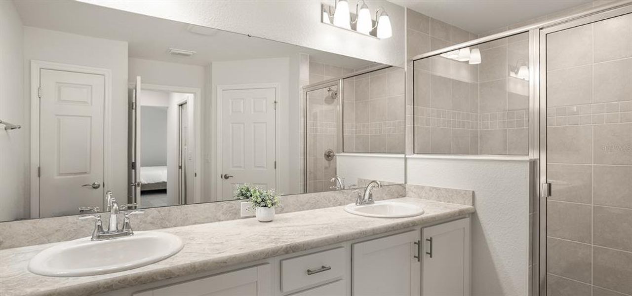 Furnished interior view inside a new home in Bennah Oaks, Belleview (Image 9).