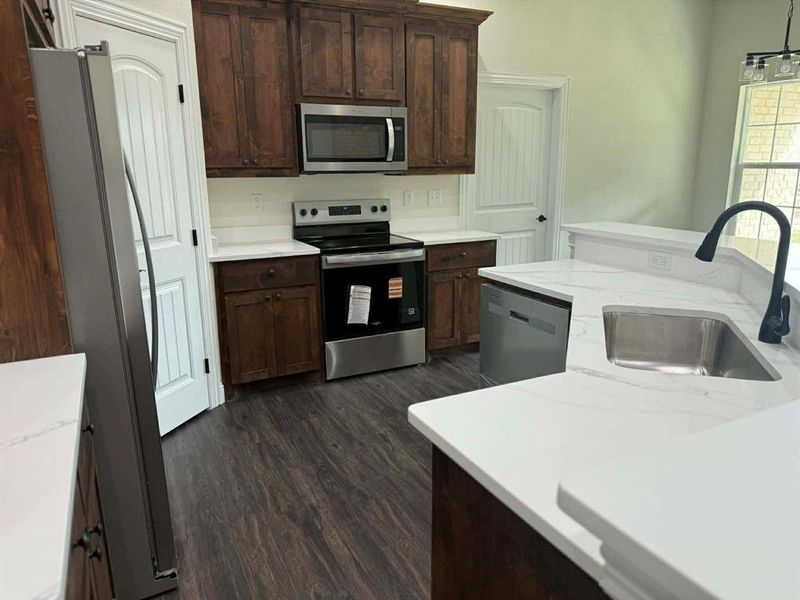 Furnished interior view inside a new home in , Ector (Image 4).