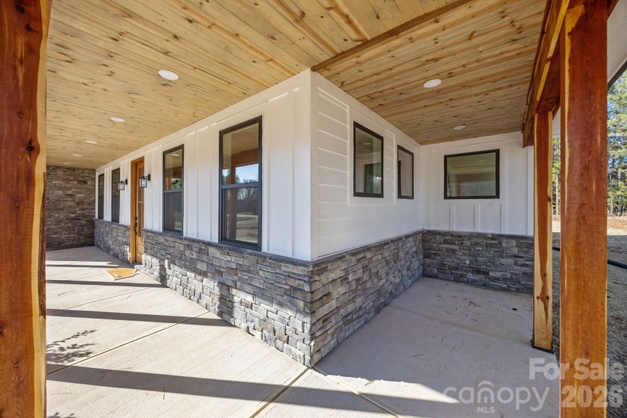 Exterior details and patio area of a home in , Salisbury (Image 3).
