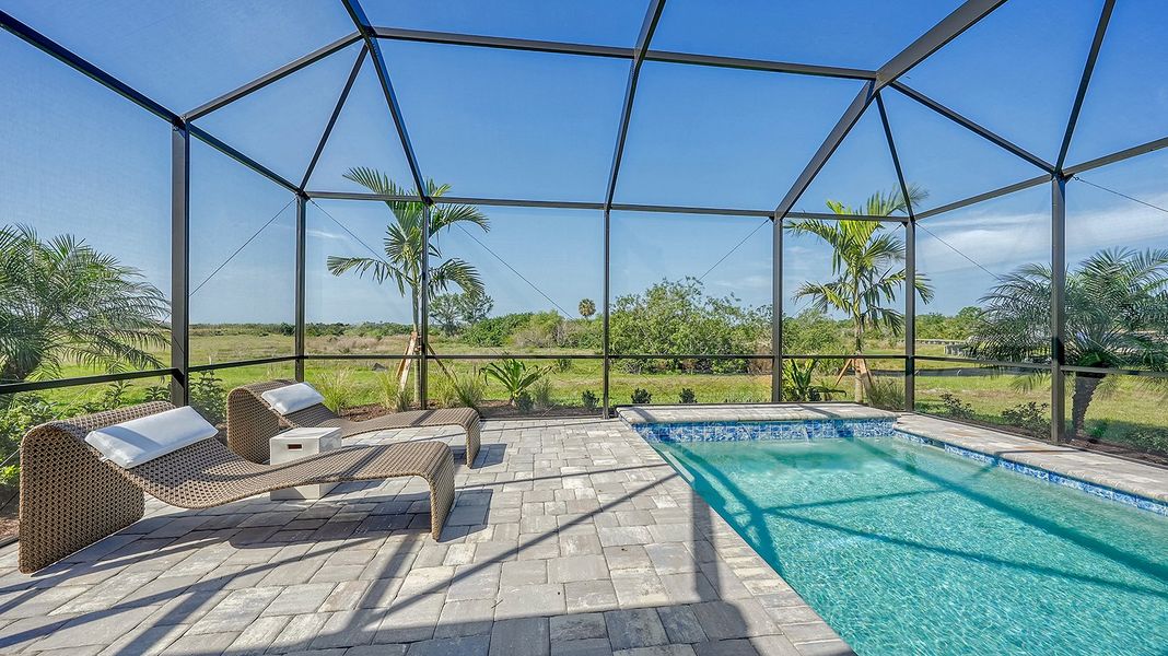 Representative exterior details of a home built from the Sandcastle 2 by Neal Communities in Vistera of Venice, Venice (Image 23).
