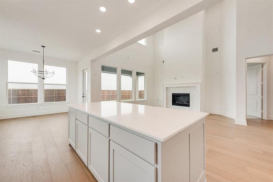 Furnished interior view inside a new home in The Homestead - 62', Rockwall (Image 6).