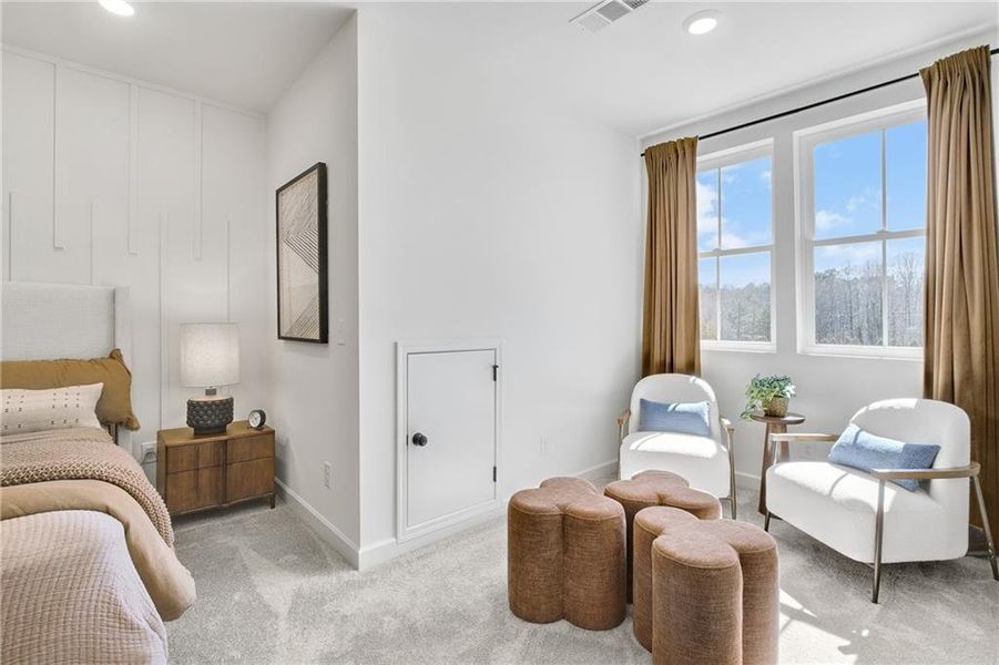 Furnished interior view inside a new home in The Village at River Green, Canton (Image 17).