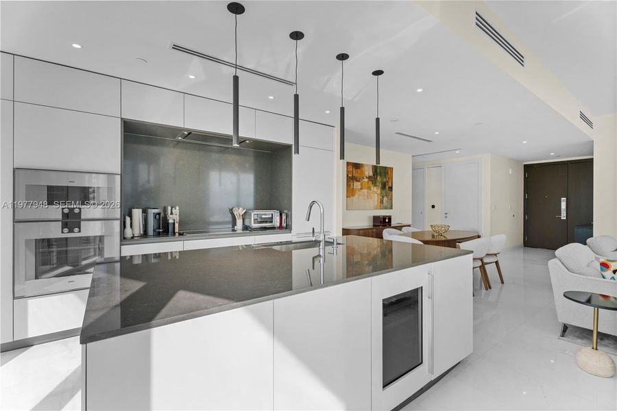 Furnished interior view inside a new home in , Miami (Image 7).