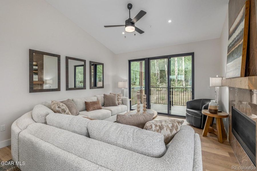 Furnished interior view inside a new home in , Granby (Image 5).