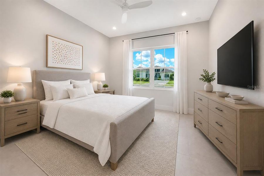 Furnished interior view inside a new home in , Sarasota (Image 19).