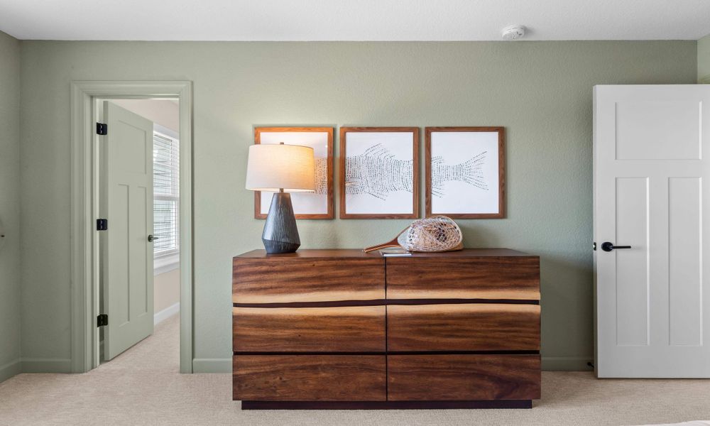 Representative furnished interior of a home built from the The Waverunner by Chesapeake Homes in Bridgewater - Shorehaven Village, Little River (Image 44).