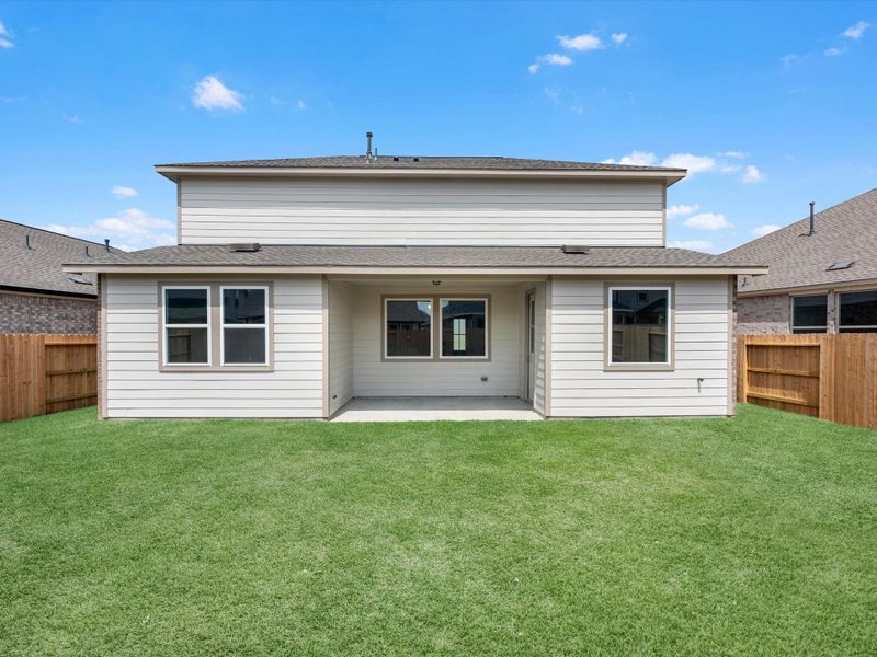 Exterior details and patio area of a home in Dellrose, Hockley (Image 3).