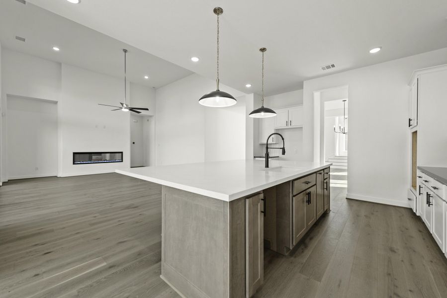 Representative furnished interior of a home built from the The St. Helena by Westin Homes in Kresston, Montgomery (Image 3).