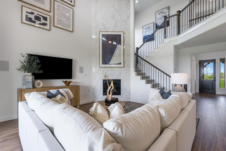 Furnished interior view inside a new home in , McKinney (Image 14).