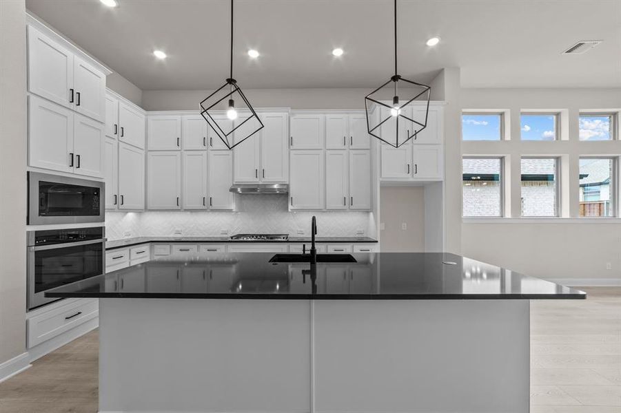 Furnished interior view inside a new home in South Pointe  Cottage Series, Mansfield (Image 6).