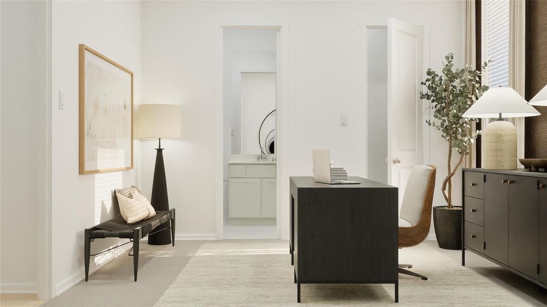 Furnished interior view inside a new home in Cotton Brook, Hutto (Image 26).