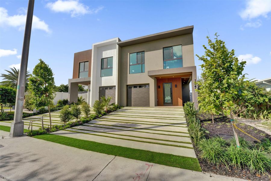 Front exterior of a new home in , Fort Lauderdale, FL, highlighting curb appeal (Image 2). Front exterior of a new home in , Fort Lauderdale, FL, highlighting curb appeal (Image 2).