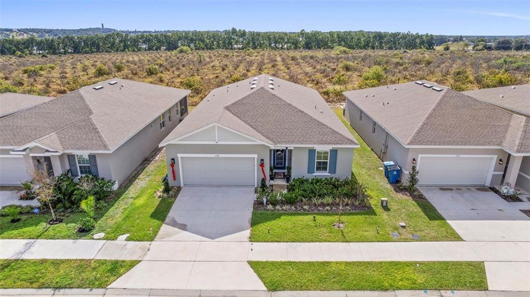Front exterior of a new home in , Lake Wales, FL, highlighting curb appeal (Image 31). Front exterior of a new home in , Lake Wales, FL, highlighting curb appeal (Image 31).