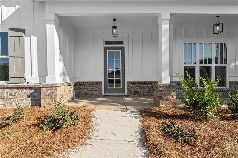 Exterior details and patio area of a home in , Covington (Image 3). Exterior details and patio area of a home in , Covington (Image 3).