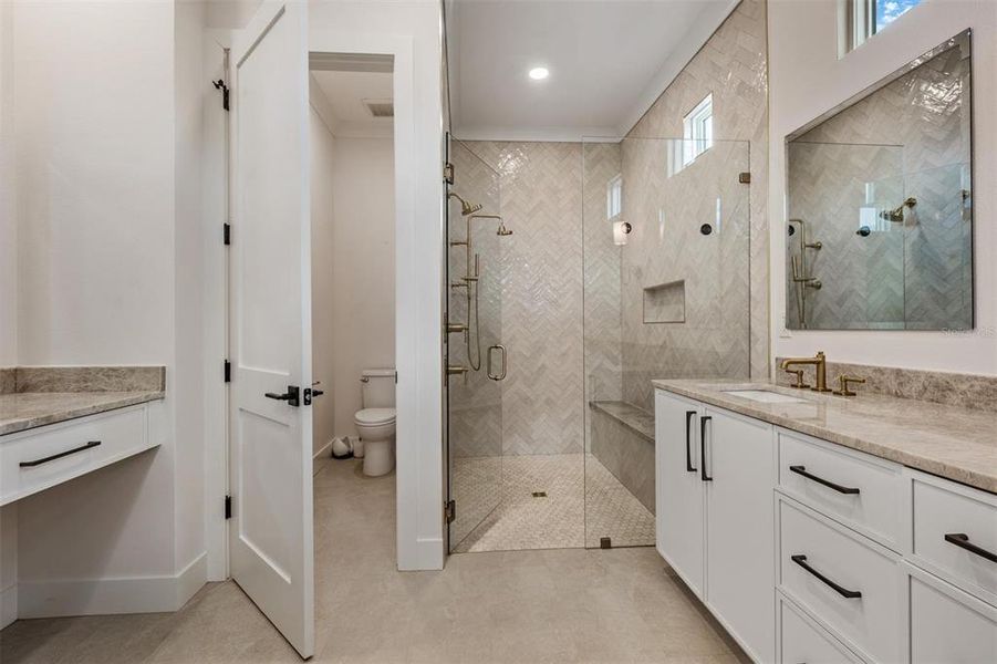 Furnished interior view inside a new home in , Tampa (Image 55).