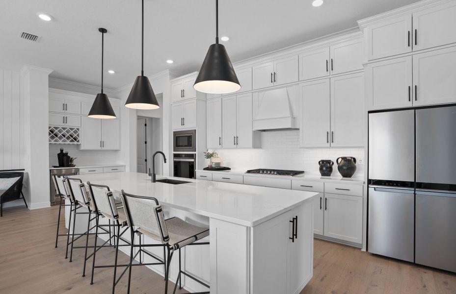 Furnished interior view inside a new home in Del Webb at Viera, Melbourne (Image 4).