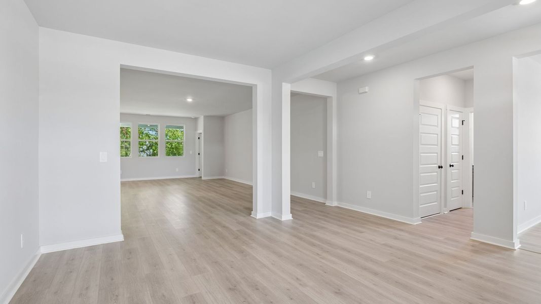 Representative unfurnished interior of a home built from the Ansley by D.R. Horton in Harvest Point, Spring Hill (Image 46).