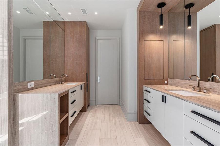 Furnished interior view inside a new home in , Atlanta (Image 3).