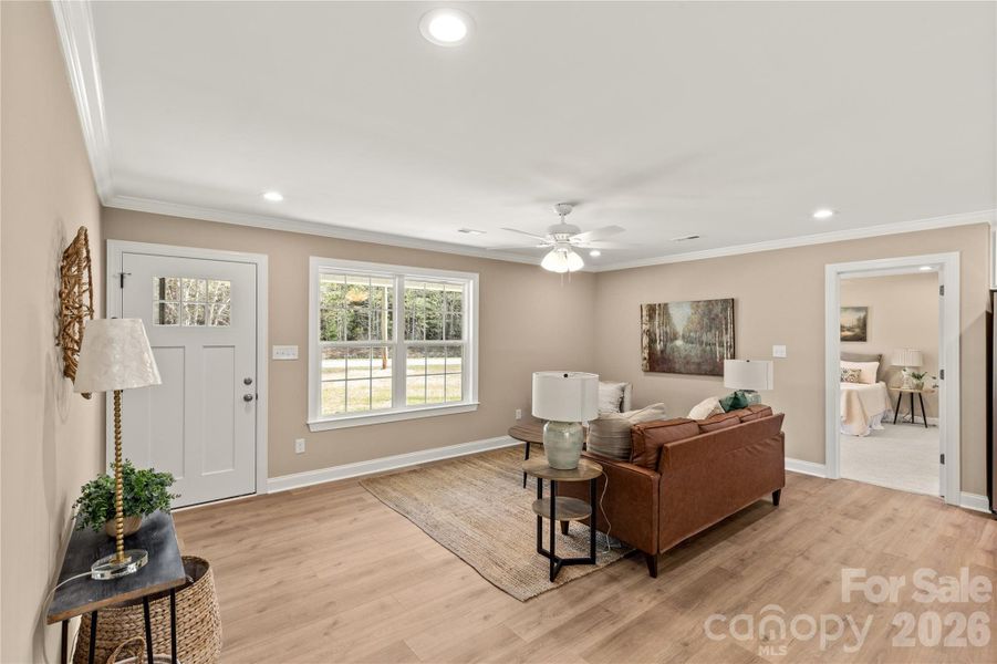 Furnished interior view inside a new home in , Kershaw (Image 12).