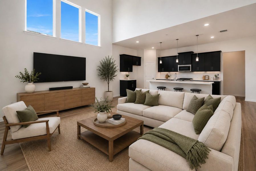 *Virtually Staged Family Room*