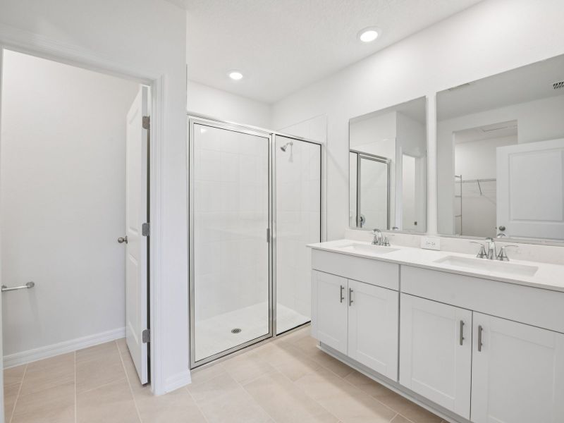 Furnished interior view inside a new home in Ridgehaven - Villas, Ormond Beach (Image 4).