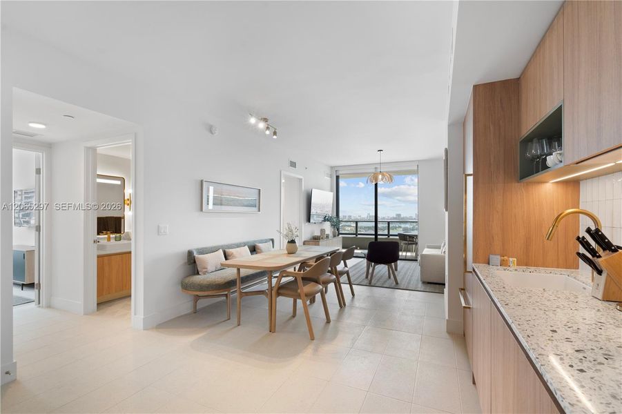 Furnished interior view inside a new home in Natiivo Miami, Miami (Image 18).