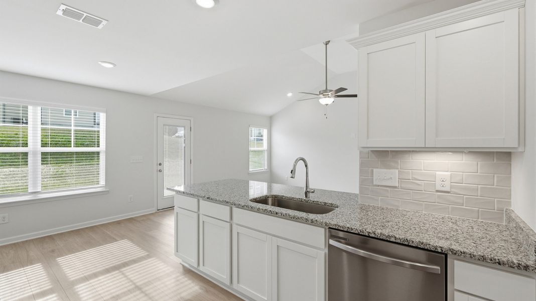 Furnished interior view inside a new home in Wheatfield, Shelbyville (Image 5).