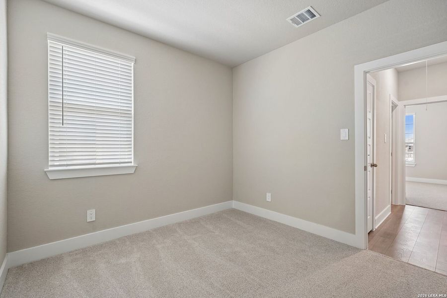 Spacious, unfurnished interior of a new home in Legendary Trails - Premier Series, Cibolo (Image 28). Spacious, unfurnished interior of a new home in Legendary Trails - Premier Series, Cibolo (Image 28).