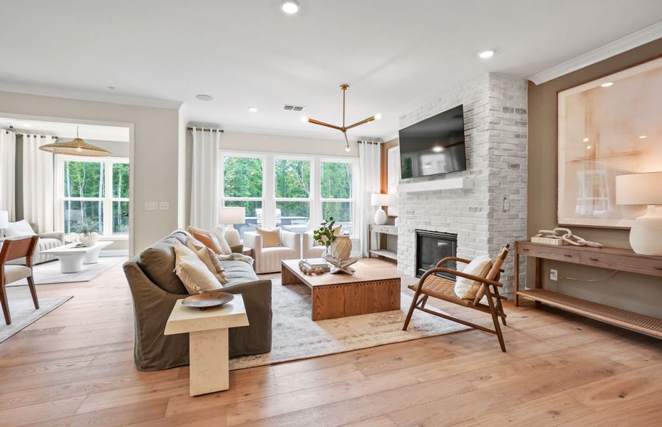Furnished interior view inside a new home in Forest Creek, Waxhaw (Image 12). Furnished interior view inside a new home in Forest Creek, Waxhaw (Image 12).